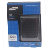 三星（SAMSUNG）HX-M500UAB M2系列 500GB 2.5寸移动硬盘 USB2.0 