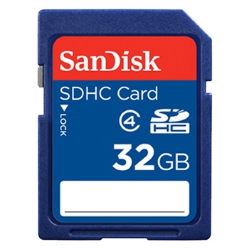 SanDisk（闪迪）32G SDHC 存储卡（Class4）专业闪存技术.