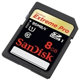 SanDisk（闪迪）Extreme Pro 8GB 至尊超极速SDHC存储卡（读95MB/s 写90MB/s）