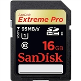 SanDisk（闪迪）Extreme Pro 16GB 至尊超极速SDHC存储卡（读95MB/s 写90MB/s）