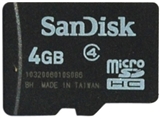 SanDisk（闪迪） 4G MicroSDHC(TF)存储卡（Class4）高速CLASS 4