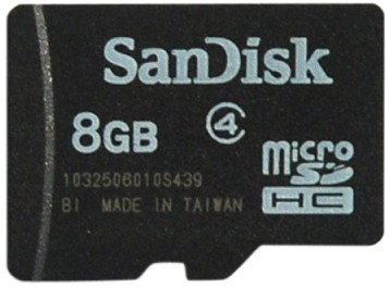 SanDisk（闪迪） 8G MicroSDHC(TF)存储卡（Class4）CLASS 4高速专业闪存,犀利价格!