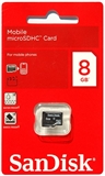 SanDisk（闪迪） 8G MicroSDHC(TF)存储卡（Class4）CLASS 4高速专业闪存,犀利价格!