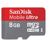 SanDisk(闪迪)至尊高速Ultra MicroSDHC 8G （TF）存储卡class6(30MB/s)一卡两用,TF与SD完美结合,技术源于美国.