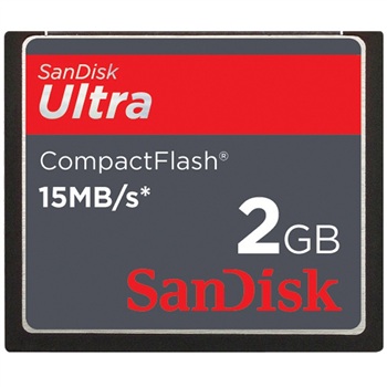 SanDisk（闪迪） Ultra 高速 2GB CF存储卡（15MB/s）