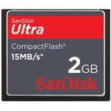 SanDisk（闪迪） Ultra 高速 2GB CF存储卡（15MB/s）