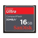 SanDisk（闪迪） Ultra 高速 16GB CF存储卡（30MB/S）专业闪存卡，正品保证！