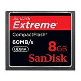 SanDisk（闪迪） Extreme 8G CF存储卡 极速系列 （60MB/s）专业品质，高速畅享！