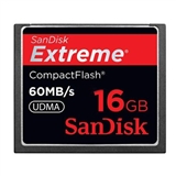 SanDisk（闪迪） Extreme 16G CF存储卡 极速系列 （60MB/s）正品行货，缔造专业性能