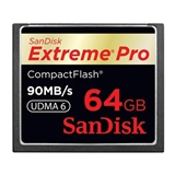 SanDisk（闪迪） Extreme Pro 超极速 64GB CF存储卡（90MB/S）摄影发烧友标志性装备