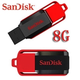 SanDisk（闪迪）酷扭 （CZ52）8GB U盘扭一扭,不怕丢"帽子"