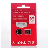 SanDisk（闪迪）酷豆（CZ33）16GB U盘硬币大小,携带方便,附加密软件.