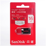 SanDisk（闪迪）酷扭（CZ52）16GB U盘可以翻跟头的U盘，身手灵敏，速度更优