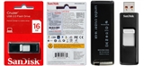 SanDisk（闪迪）Cruzer CZ36 16GB U盘 时尚滑盖式设计，正品保证