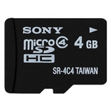 索尼sony TF卡 4G 原装 SR-4N4 Micro SD卡 class4手机存储卡