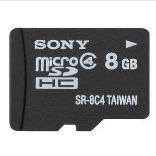 索尼sony TF卡 8G 原装 SR-8N4 Micro SD卡 class4手机存储卡