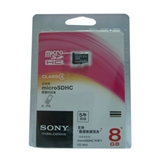 索尼sony TF卡 8G 原装 SR-8N4 Micro SD卡 class4手机存储卡