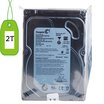 希捷（seagate）2TB ST2000DL003 5900转64M SATA 6Gb/s 台式机硬盘低功耗，绝不拖您后腿