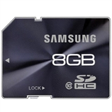 三星（SAMSUNG）8GB SDHC 高速存储卡（Class10）时尚镭射表面，感受三星质感！