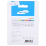 三星（SAMSUNG）8G TF（MicroSD/SDHC）存储卡（Class4）银灰色韩国原厂品质