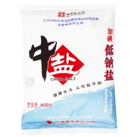 中盐低钠盐(纸塑装 400g)