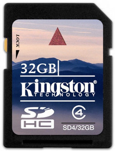 金士顿（Kingston）32GB class4 SD存储卡(SD4/32GB) 正品行货，全国联保