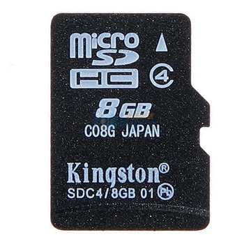 金士顿（Kingston）8G class4 TF（micro SD）存储卡（SDC4/8GBSP） CLASS 4正品行货全国联保