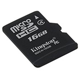 金士顿（Kingston）16GB Class4 TF(Micro SD)存储卡（SDC4/16GBSP）正品行货，全国联保