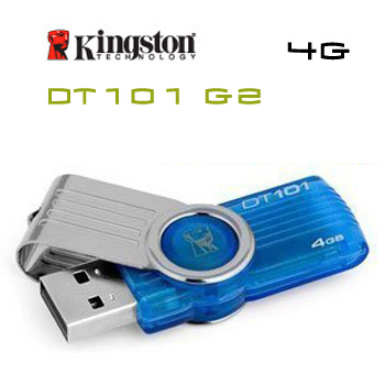 金士顿（Kingston)DataTraveler 101 Generation 2 (G2) 4GB U盘(DT101G2/4GB)