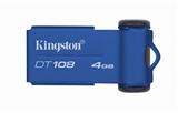 金士顿（Kingston)DataTraveler 108 4GB U盘(DT108/4GB)小巧轻薄,跑车造型,金属外壳!