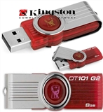 金士顿（Kingston)DataTraveler 101 Generation 2 (G2) 8GB U盘(DT101G2/8GB)正品保证，伍年质保