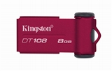 金士顿（Kingston)DataTraveler 108 8GB U盘(DT108/8GB)小巧轻薄,跑车造型,金属外壳!