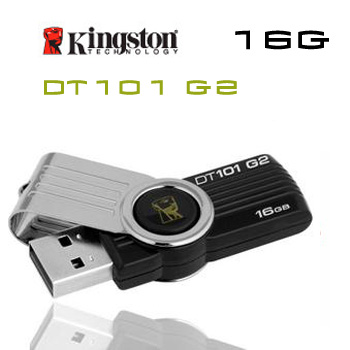 金士顿（Kingston)DataTraveler 101 Generation 2 (G2) 16GB U盘(DT101G2/16GB)正品保证，全国联保