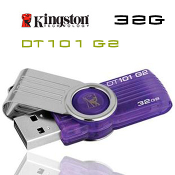 金士顿（Kingston)DataTraveler 101 Generation 2 (G2) 32GB U盘(DT101G2/32GB)正品保证，全国联保