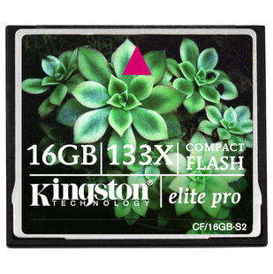 金士顿（Kingston）133X 16G CF存储卡(CF/16GB-S2) 以更短的时间捕获更加连续、高解析率影像。 