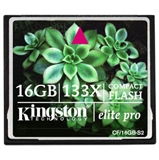 金士顿（Kingston）133X 16G CF存储卡(CF/16GB-S2) 以更短的时间捕获更加连续、高解析率影像。 