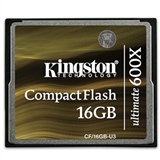 金士顿（Kingston）16GB 600x CF存储卡（CF/16GB-U3）深受专业摄影师信赖