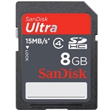 SANDISK闪迪 8GB SDSDRH-008G-P11 读写15M/秒100X高速卡