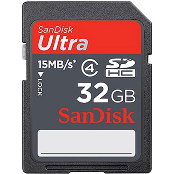 SANDISK闪迪 32GB SDSDRH-032G-P11 读写15M/秒100X高速卡