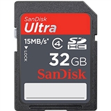 SANDISK闪迪 32GB SDSDRH-032G-P11 读写15M/秒100X高速卡