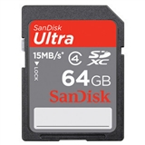 SANDISK闪迪 Ultra SDXC(64G) 读写15M/秒高速卡