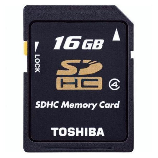 东芝TOSHIBA K16GR6W4  SDHC 16GB 高速SD黑卡 10M/秒高速传输 全球联保