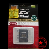 东芝TOSHIBA K32GR6W4 SDHC 32GB 高速SD黑卡 10M/秒高速传输 全球联保