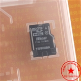 东芝TOSHIBA Micro SDHC/TF 16GB Class 4 手机存储卡 全球联保