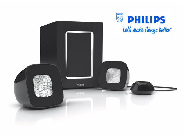 飞利浦PHILIPS SPA2360 2.1多媒体音箱线控式音量控制