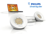 飞利浦PHILIPS SPA2210笔记本电脑 USB 音箱 白色小巧